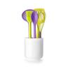 IBILI Utensil Holder, Steel, White, 12 X 12 X 14 Cm