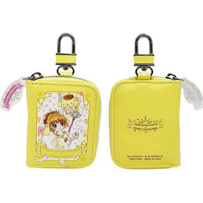 Cardcaptor Sakura x Sanrio Personages Sleuteletui met Bedeltje, Ca.. 9 cm (Geel)
