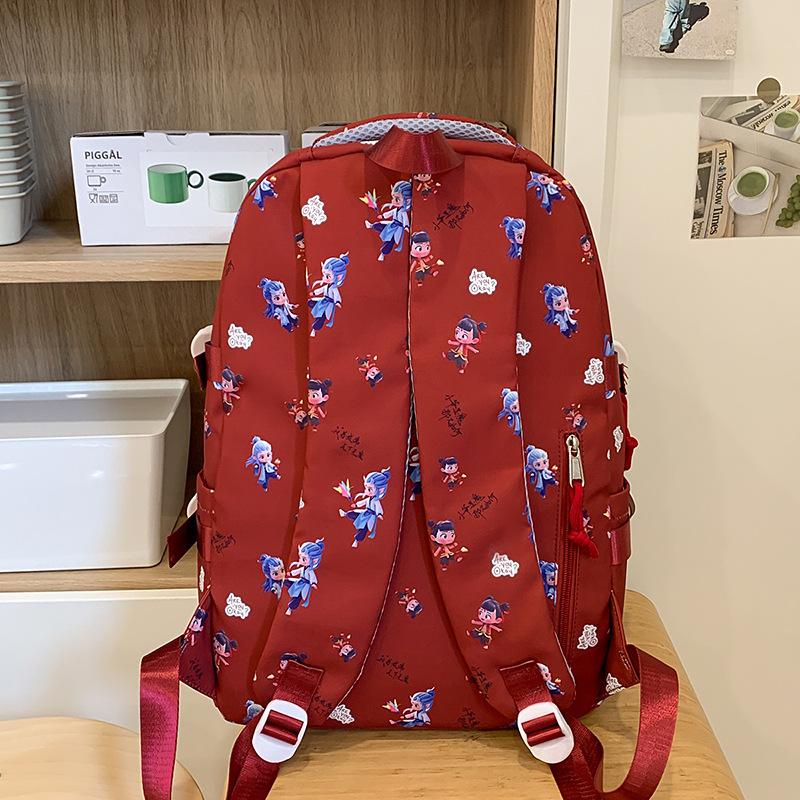 The Korean Version of the Schoolbag Is Versatile, High-value, Cute, Cartoon, and Light for Grades 3 To 6.