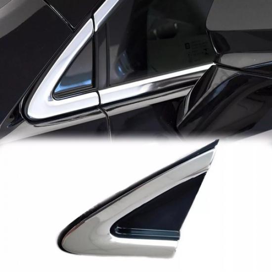 Left Side Mirror Corner Triangle Cover Pillar Trim For Cadillac XT5 2017-