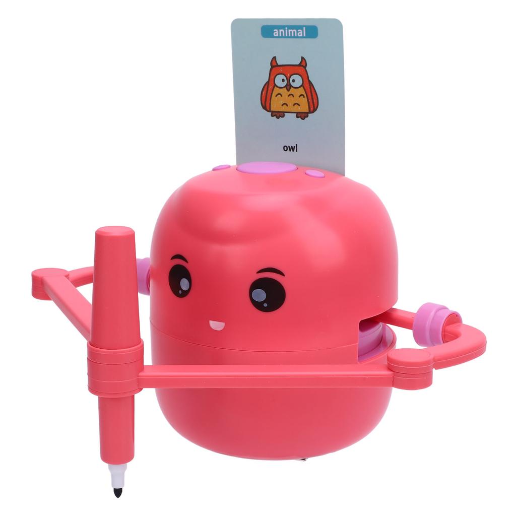 Smart Drawing Robot Educational Painting Learning Robot with Learning Word Cards Colored Pens for Girls Boys Over 5 Years Old