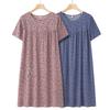 Vêtements de nuit d'âge moyen pour personnes âgées, vêtements d'intérieur à manches courtes, vêtements de nuit d'été pour personnes âgées, robes d'intérieur amples