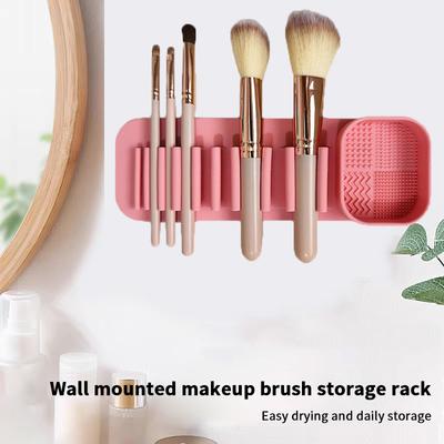 1PCS Silicone Powder Puff Washer Sponge Storage Artifact Washing Bowl Makeup Brush Cleaning Box Make-up Egg Drying Tool Set