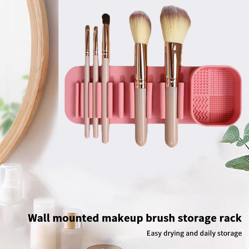 1PCS Silicone Powder Puff Washer Sponge Storage Artifact Washing Bowl Makeup Brush Cleaning Box Make-up Egg Drying Tool Set