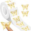 Gold Foil Butterfly Stickers Golden Decorative Stickers Stationery Gift Stickers  Envelope Sealing