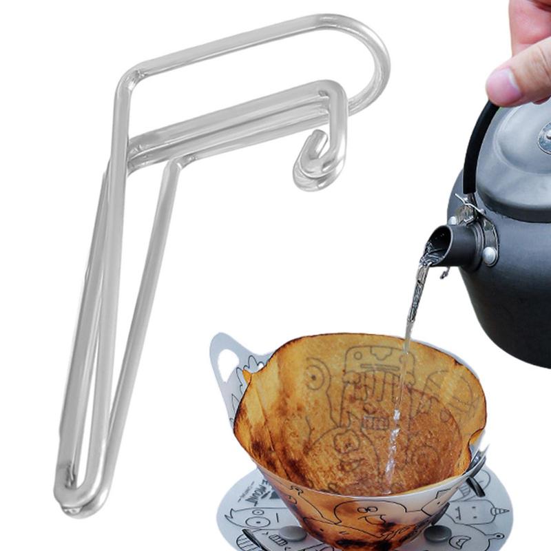 Coffee Drip Spout Stainless Steel Drip Spout Outdoor Camping Hand Brewed Coffee Diversion Nozzle Coffee Spout Accessories