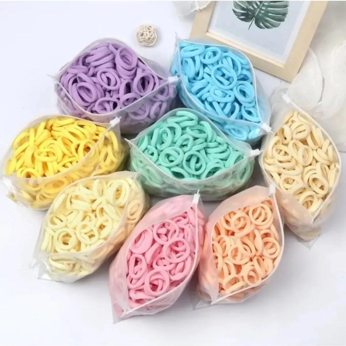 

Pastel Soft Elastic Hair Ties – No-Crease, Gentle & Durable Hair Bands
