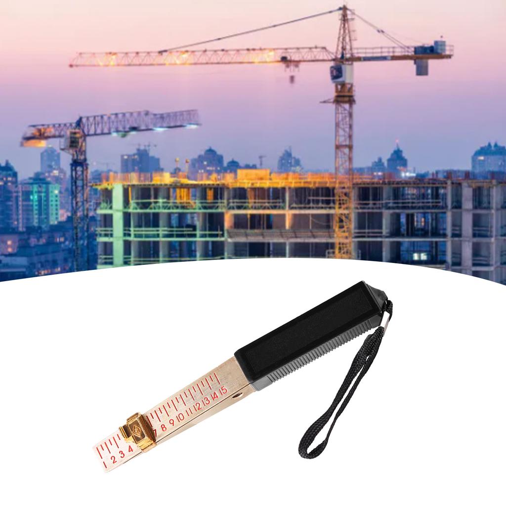 Vernier Feeler Gauge Feeler Gauge Wedge shaped Vernier Feeler Gauge 1-15mm House Engineering Inspection Flatness Measuring