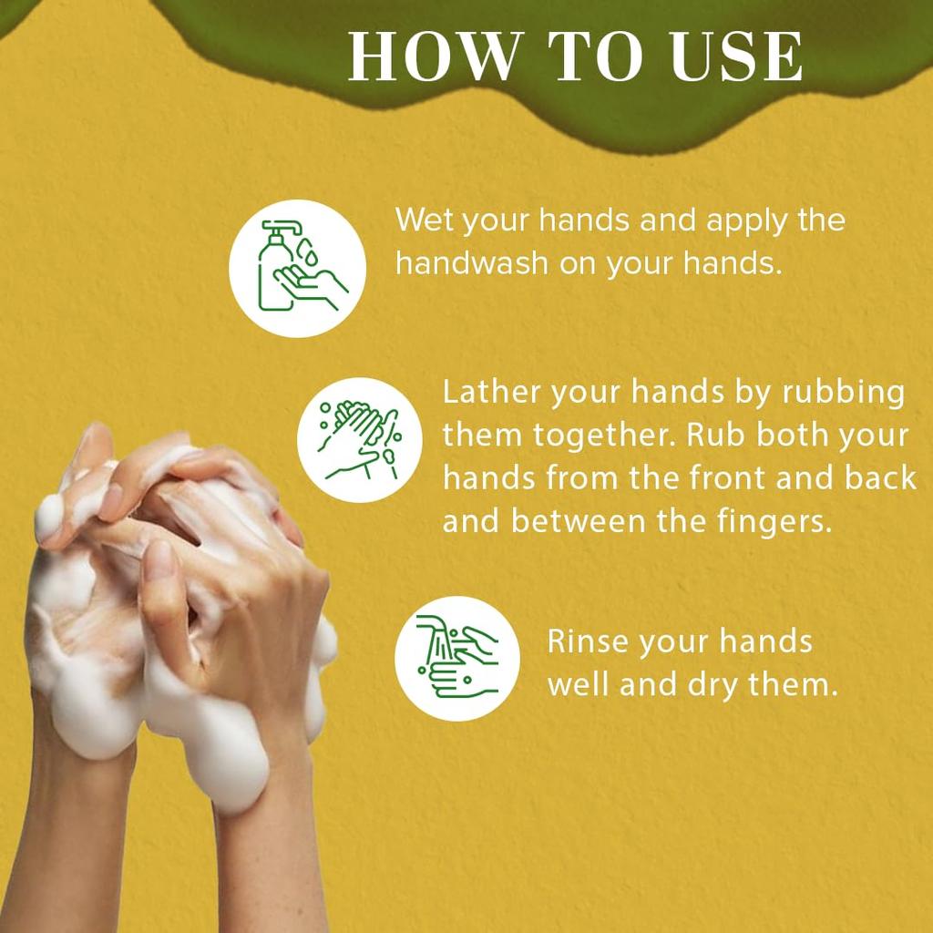 KHADI NATURAL Zitronen-Handseife 300 ml Tiefenreinigung Parabenfrei Erfrischend Tägliche Anwendung Für Alle Hauttypen