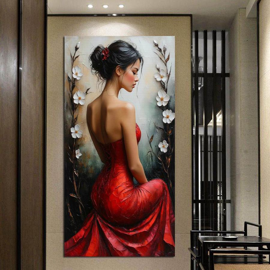 Sexy Woman Large Size Diamond Painting Diy Full Square Round Drill Rhinestone Embroidery Beautiful Lady Mosaic Cross Stitch Kits Wall Decor