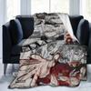 My Hero Academia Collage Anime Shigaraki Fleece Flannel Throw Blanket Cozy Warm Throws for All Season Super Soft Blanket for Bed