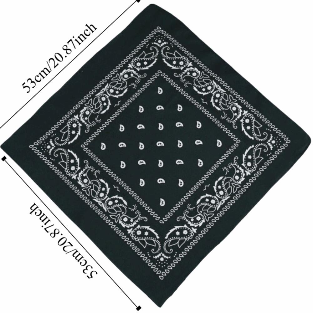 70×70cm Women's Print Scarves Lightweight Hijab Fashion Shawl  Daily Wear