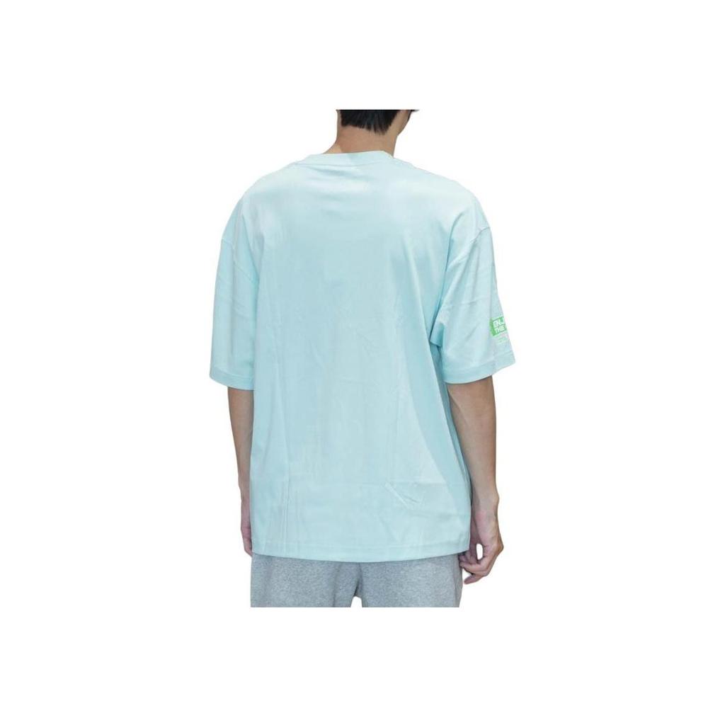 adidas Cartoon Print Casual Short Sleeve T-Shirt Unisex Tops Light-Aqua-Blue JE0951