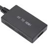 AV To HDMI Converter RCA - Composite Adapter Cable For Home Theater, Multi-media Teaching, Projection & Videos, Video Audio Support 1080P