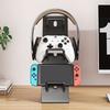 3-Layer Universal Gaming Gear Storage Stand • Multi-Functional Controller & Headphone Organizer Rack