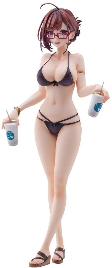 UNION CREATIVE 92M Illustration Sister Swimsuit PVC ABS Painted Complete Figure "Myopic Ver." Non-scale &