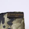 LOUIS VUITTON Graffiti Flower Silk scarf Green systemUsed