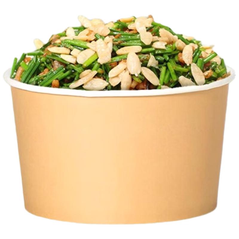 Food Grade Disposable Paper Bowls with Lids
