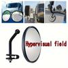 1 Set Truck Tricycle Reversing Convex Mirror with Rod Auxiliary Lower View Mirror
