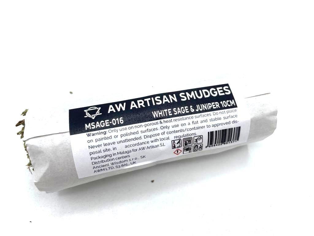 White Sage Smudge Stick With Juniper 10cm
