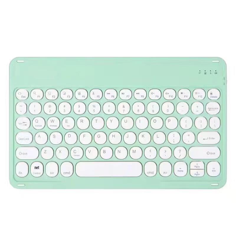 

OLOEY Bluetooth Tablet Keyboard with Round Keys & Touchpad