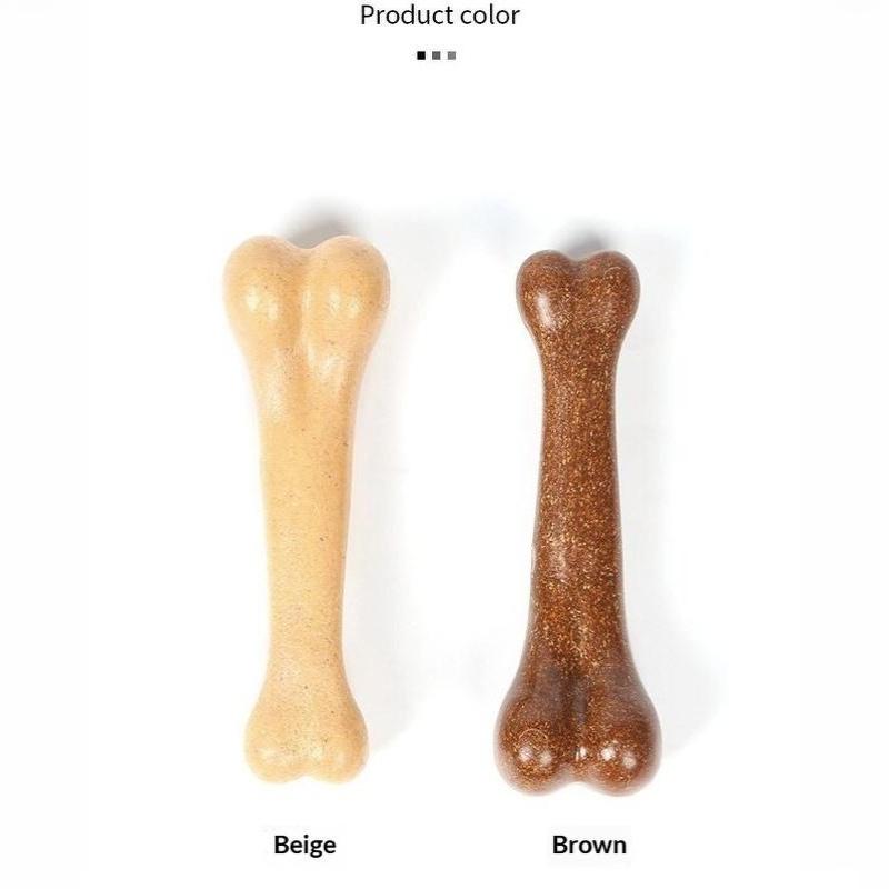 Dog Bone Chew Toys Indestructible Natural Non-Toxic Anti Bite Portable Toys for Indoor Outdoor Use