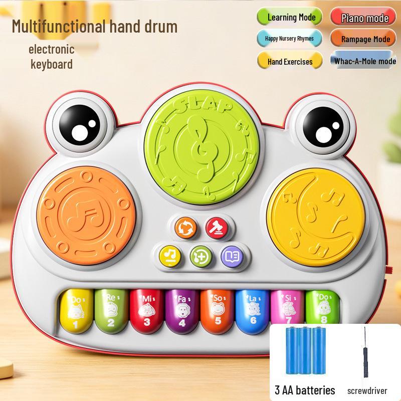 Téléphone et Piano Jouet Multifonctionnels pour Enfants avec Lumières et Musique pour l'Éducation Précoce