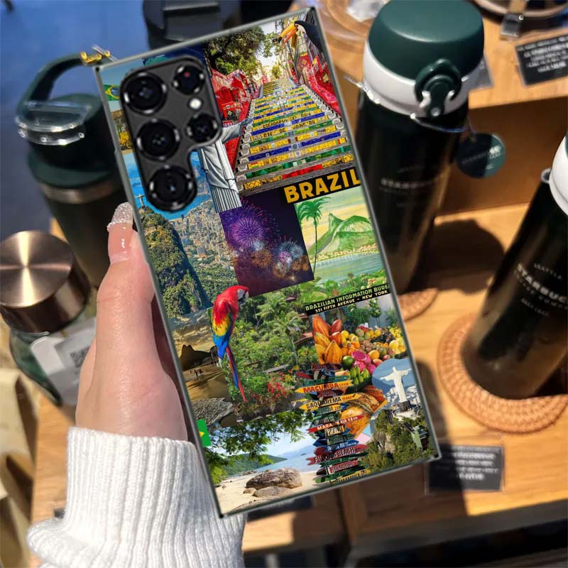 City Brazil Rio de Janeiro Cases Phone Case for Samsung Galaxy S26 Ultra S25 Edge S24 S23 FE S21 Plus S20 S22 S10 Cover TPU Capa