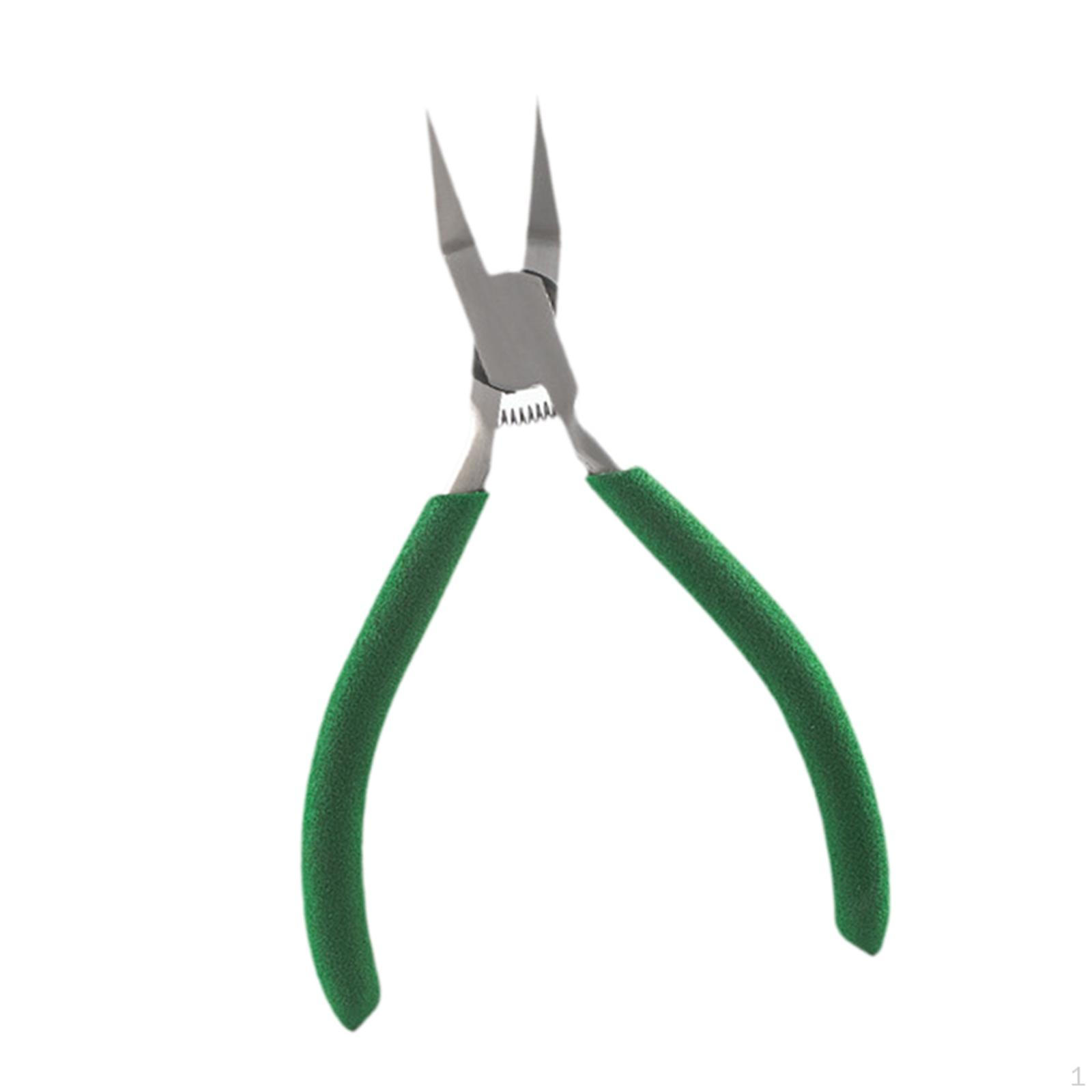 

Плоскогубцы для изготовления ювелирных изделий с удобной ручкой, многофункциональные гладкие кусачки для проволоки Flat Nose Plier