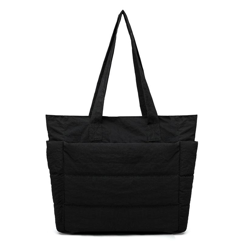Nyl Solid Color Casual Tote Bags Casual Large Capacity Commuting 2026  Bags for Women Fashi Versatile Handbags