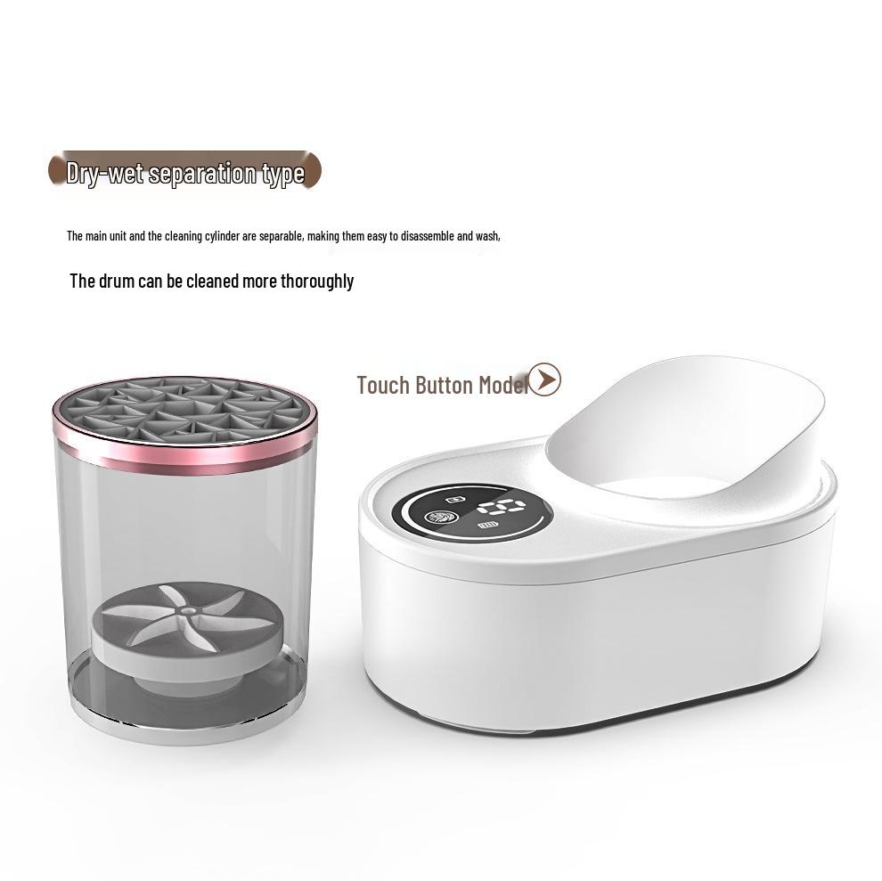Electric Makeup Brush Cleaner & Dryer: All-in-One Tool for Safe, Automatic Cleansing Without Bristle Damage