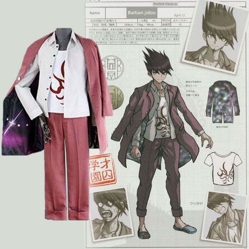 Danganronpa V3 Tea Pillar King Ouma Kokichi Cosplay Costume Iruma Midori Cosplay Halloween Costume