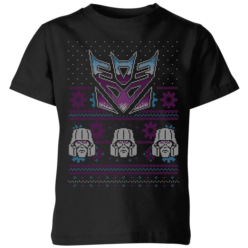 

Decepticons Classic Ugly Knit Kids Christmas T-Shirt - Black - 3-4 Years 100