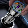 Multi Port Car Charger Phone Car Charger 75W Car Adapter Multi-functional Car Charger Adapter USB Car Charger For Outdoor Travel