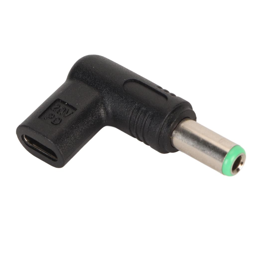 Female Type C to DC Adapter 6.3x3.0mm 18.5 to 20V 100W PD Fast Charge Type C Female to DC Male Adapter for Laptop