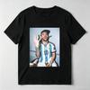 Camiseta Estampada Personalizada para Fan de Lionel Messi Versátil Ropa Urbana de Fútbol Gran Regalo de Cumpleaños / Vacaciones Para Todos los Entusiastas de Messi