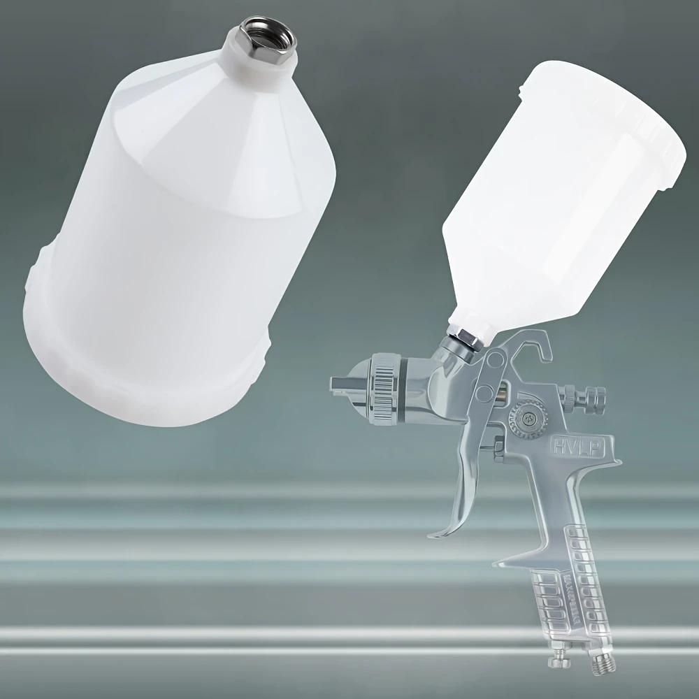 600ml Plastic Spray Paint Pot Sprayer Cup Air Gravity Feed Fastmover Thread Connector for Spray Gun Tools for G2008/H827/H887
