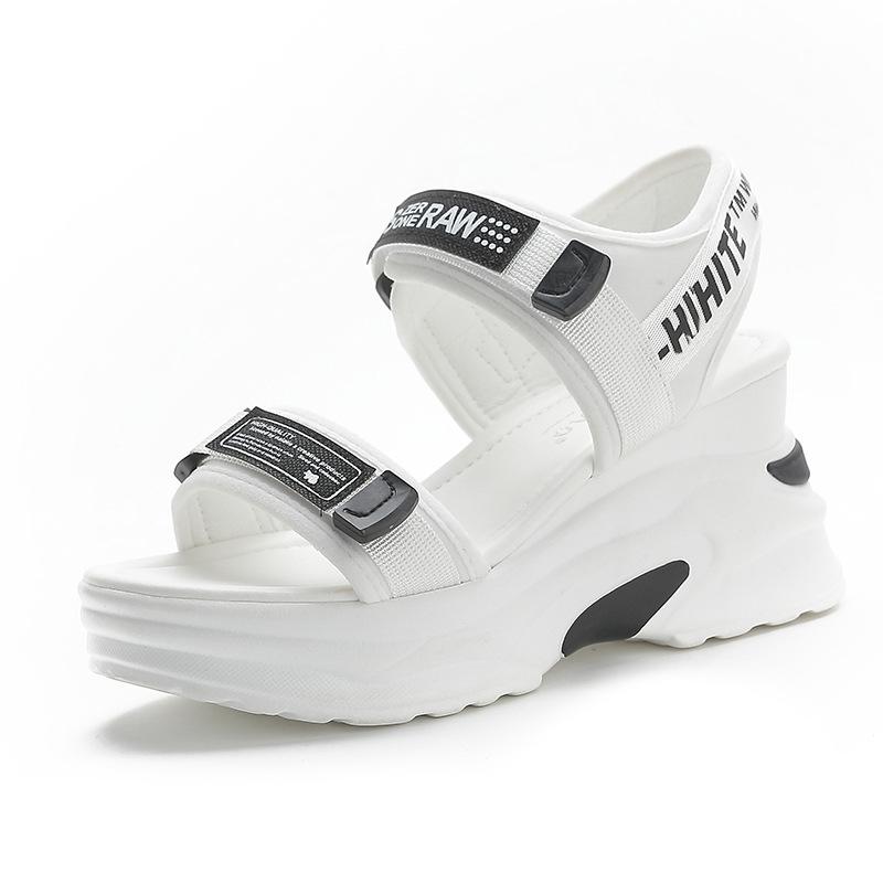 Don't Put On the New Sandals, the Wedge Heel Fish Mouth Is Breathable 8 Cm, and the Versatile Casual Low-top Shoes Are Anti-no Women's Sandals.