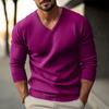 Men's  V-Neck  Self-Cultivation  Pullover  Long Sleeves  Sweater