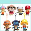 Authentic One Piece Plush Pendant, Cute And Soft Cartoon Character Keychain