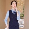 Treloman Women's Double-Breasted Professional Vest Suit