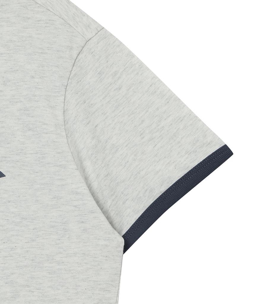 Syupeodeulai Women'S Logo Ringer T-Shirt 2 Light Grey Sdfiscq66Lgr