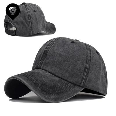 Washed Baseball Cap Ponytail Hat Foreign Trade European and American Tide Curved Brim Cap Spring and Summer Women's Outdoor Sports Sun Hat