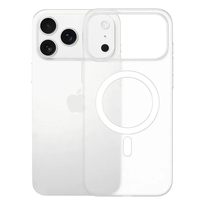 

Luxury Ultra Thin Magnetic Translucent Matte Case For iPhone 17 16 15 14 13 12 Pro Max Plus 17 Air For Magsafe Clear Back Cover For iPhone 11