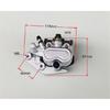 Motorcycle Scooter Disc Brake Caliper Brake Shoe Sets For HONDA SPACY 100 SCR100 SCR 100 2003-2007