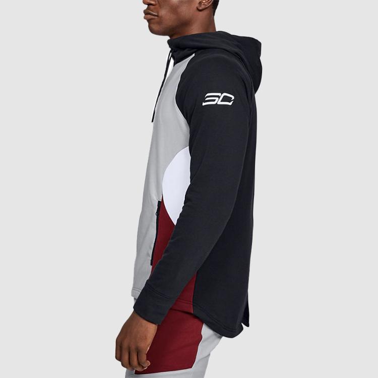 Under Armour Sc30 Warm Up Full-Zip Hooded Jacket Men Activewear Halo-Gray 1351317-014