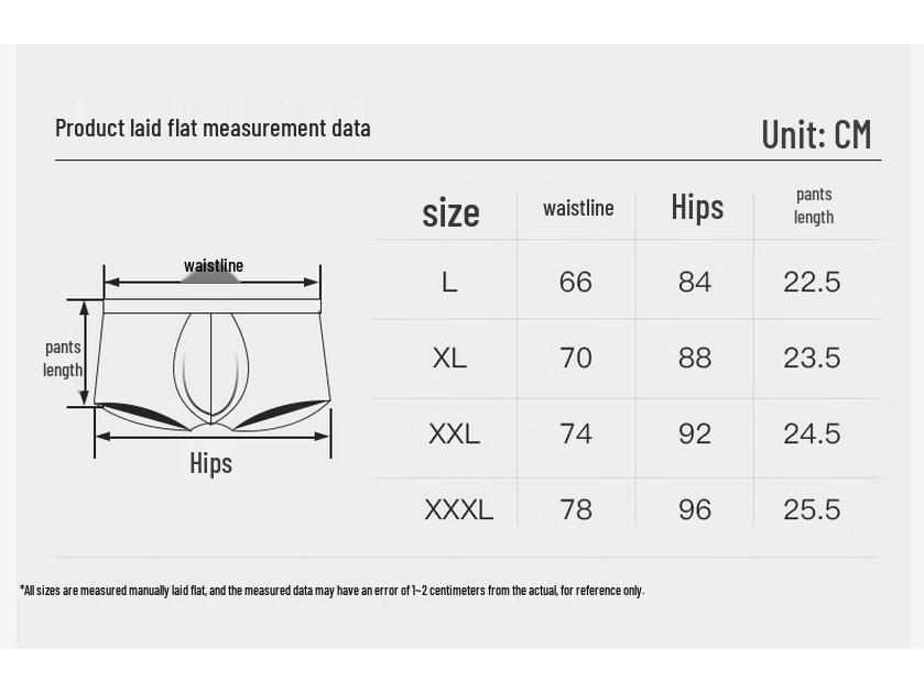 Fenteng Men's Xinjiang Cotton Antibacterial Boxer Briefs 4-Pack