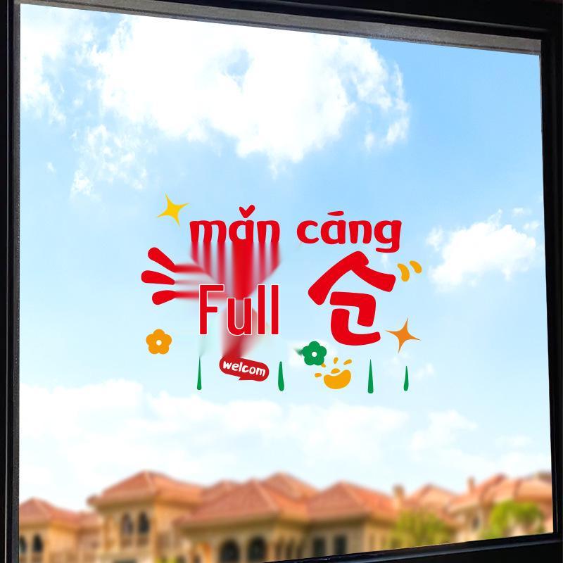 Fu Character Window Clings: Housewarming Decorations & New Home Stickers