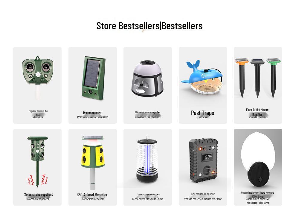 Ultrasonic Solar Animal Repellent: Bird, Cat & Rat Deterrent