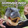 Jurassic Dinosaurier Maske Stimme Licht Soundeffekt Party Spielzeug Rollenspiel Jungen Mädchen Geburtstagsgeschenk Erwachsener Lustig Outdoor Maske Geschenk